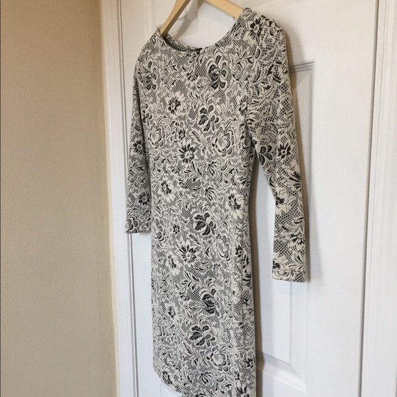 Flor Print Bodycon Dress - Picture 3 of 8